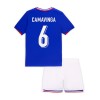 Maillot de Supporter France Camavinga 6 Domicile Euro 2024 Pour Enfant